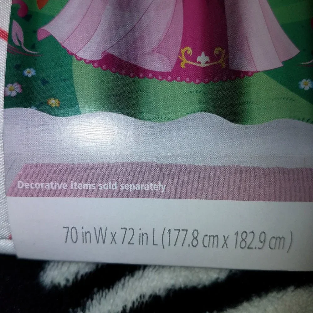 ALLURE Fabric Shower Curtain - Princess